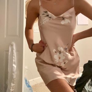 silk slip dress